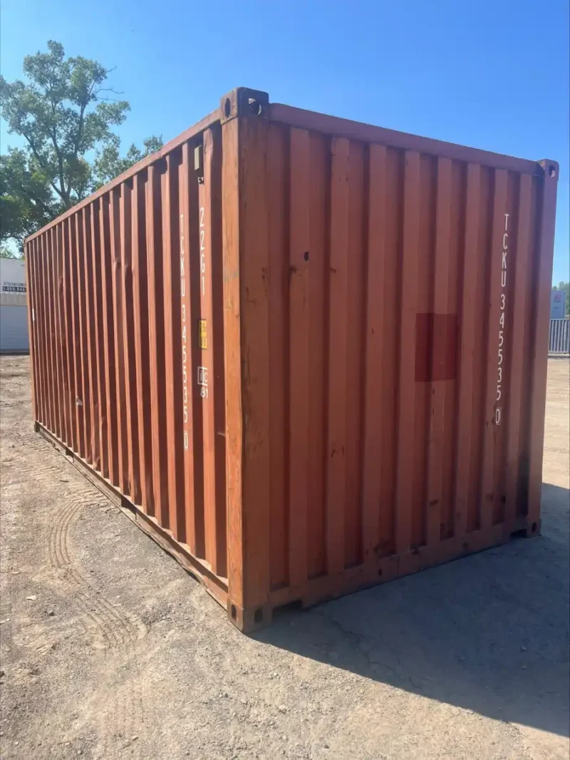 20FT Used Shipping Container with Roll-Up Door - Image 3