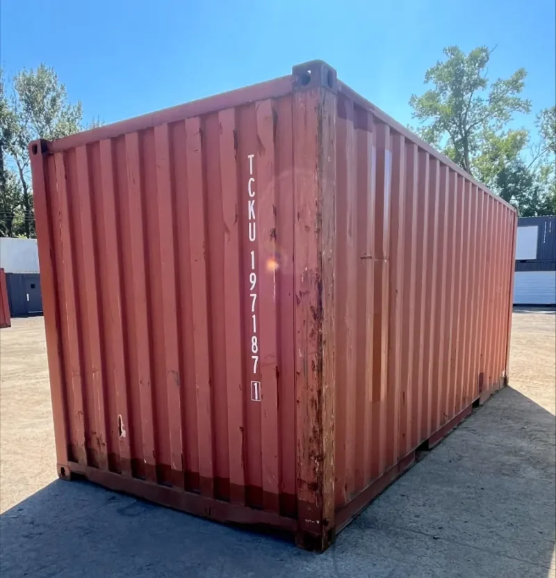 20FT Used Shipping Container with Roll-Up Door - Image 4