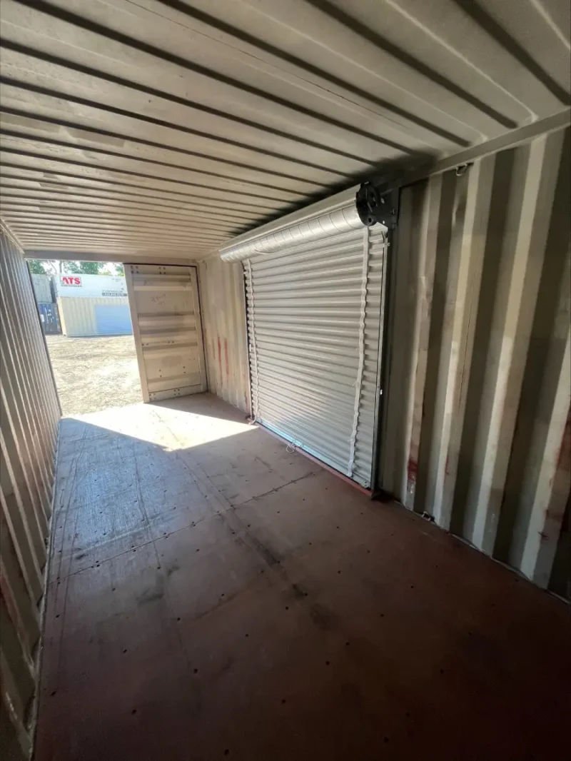 20FT Used Shipping Container with Roll-Up Door - Image 5