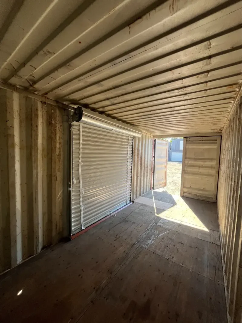 20FT Used Shipping Container with Roll-Up Door - Image 6