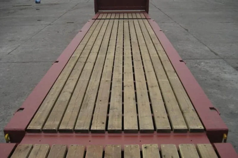 40FT Used Flat Rack Shipping Container - Image 3