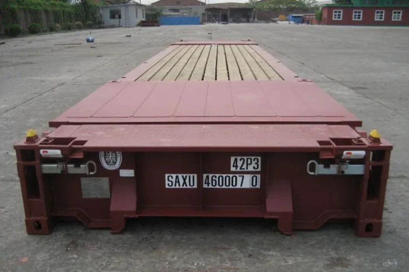 20FT Used Flat Rack Shipping Container - Image 5