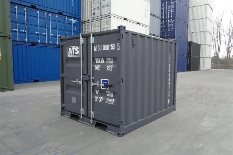 8′ Mini Shipping Container – One Trip