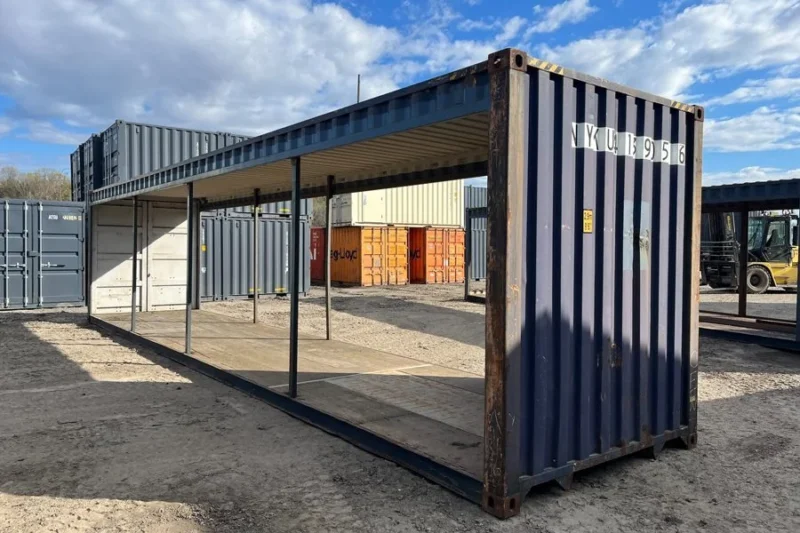 40FT High Cube Used Container with Side Openings