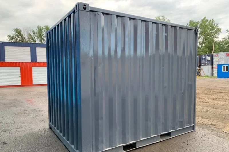 10FT Used Shipping Container with Roll-Up Door - Image 3