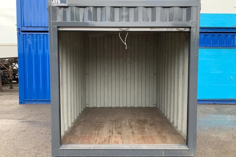 10FT Used Shipping Container with Roll-Up Door - Image 4
